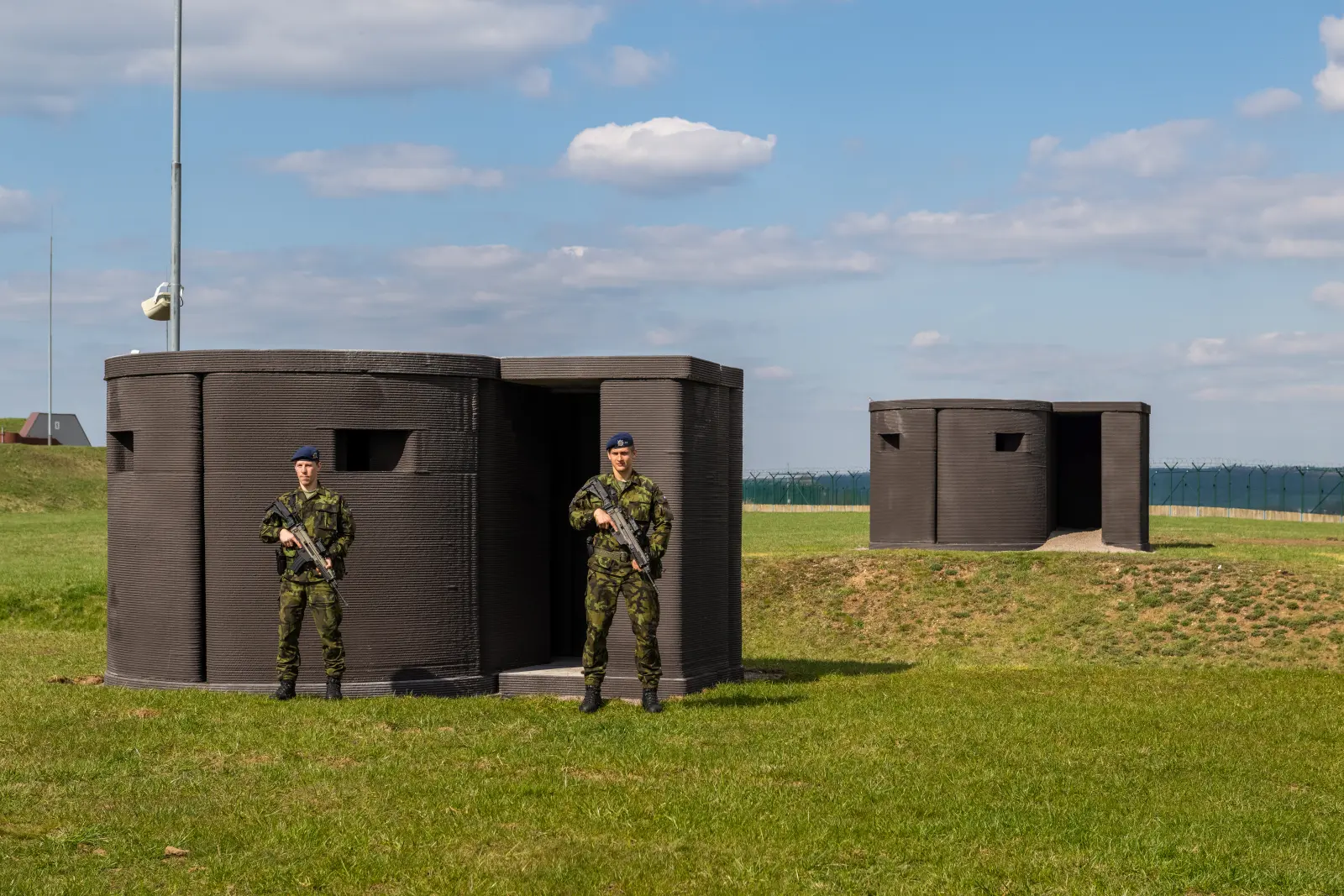 Weltweit erste 3D-gedruckte Luftwaffenstützpunktbefestigung