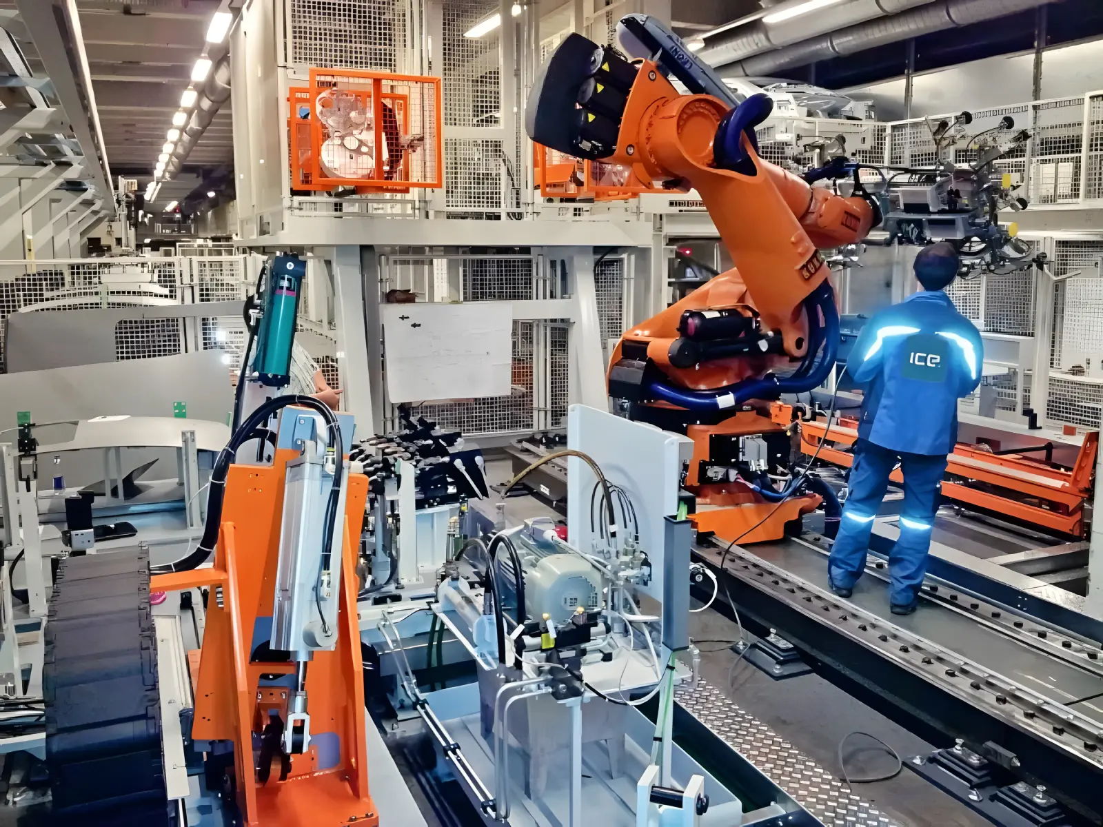 Dachschweißanlage des Audi Neckarsulm