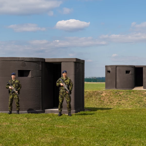 World’s first 3D printed air base fortification