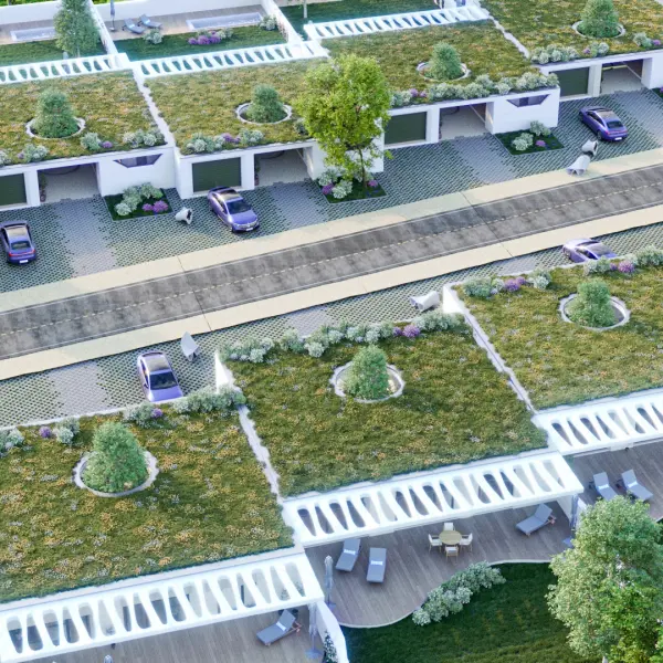 Sustainable Cluster Houses