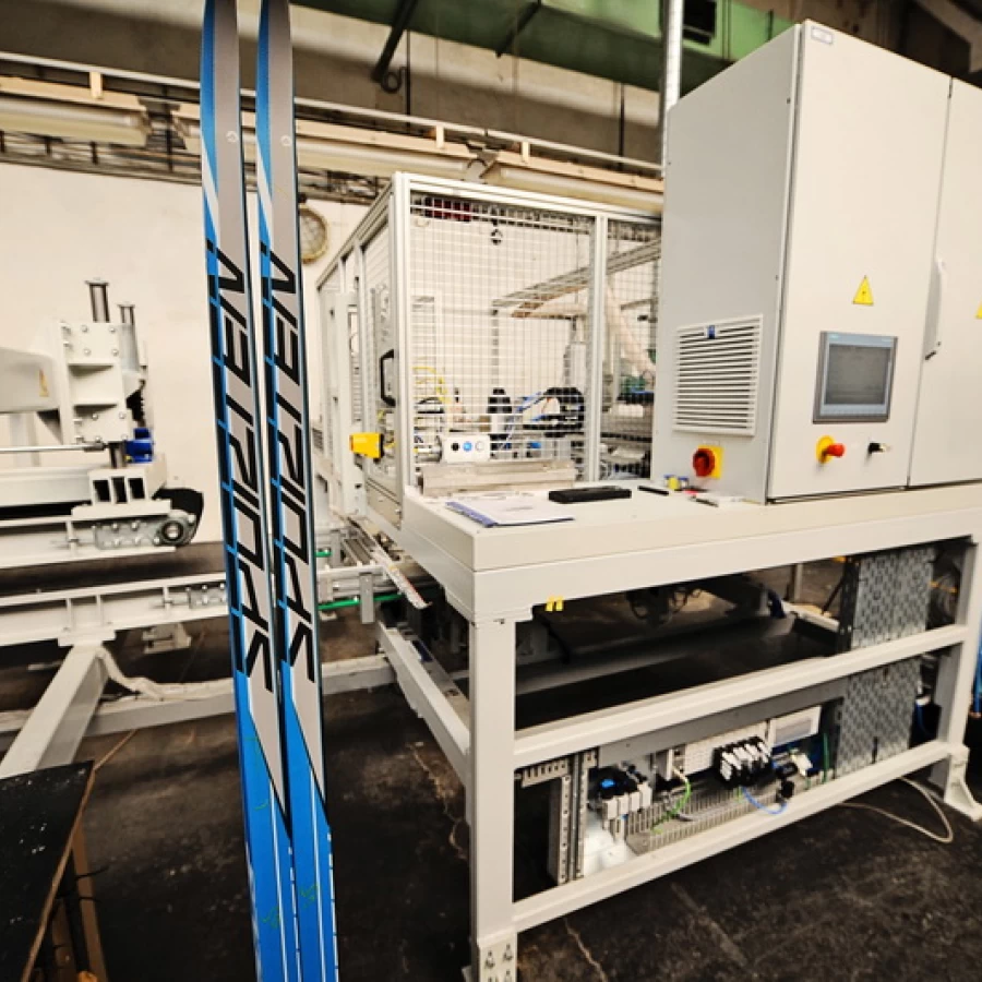 Skis production line