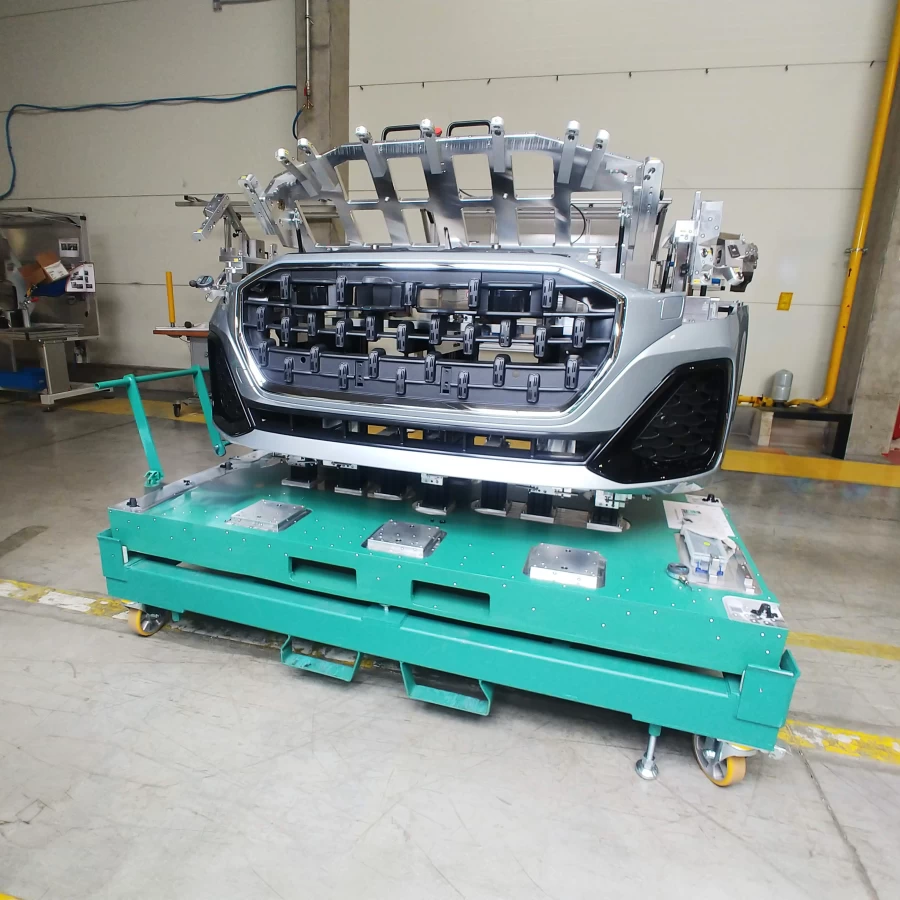 Electric tester for bumpers