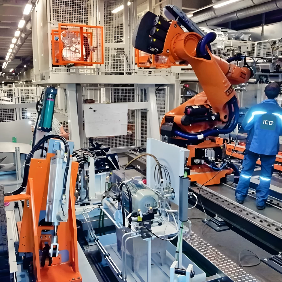 Audi Neckarsulm welding line for car roofs