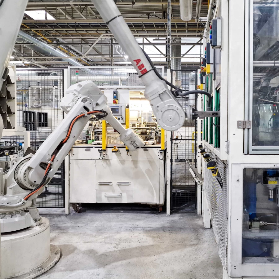 Robotické pracoviště pro kontrolu těsnosti