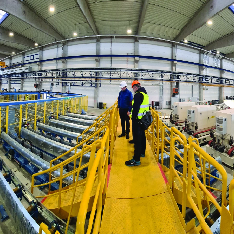 Bar casting automation line