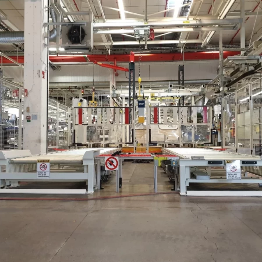 Pallet transport, Conveyor technology