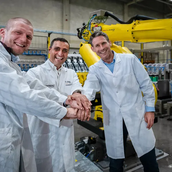 PAPACKS® MODEL S10 – Automatizovaný systém vláknitých obalů